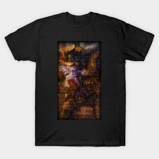 Alistar Mosaic Portrait 4 T-Shirt by nowtfancy